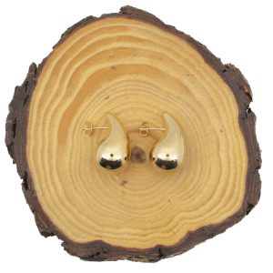 Aros gota pequeños dorado