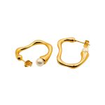 Pearl Ripple Earring