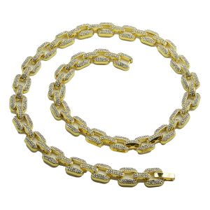 Collar eslabón cuadrado