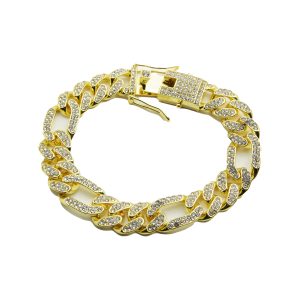 Pulsera interloken dorado